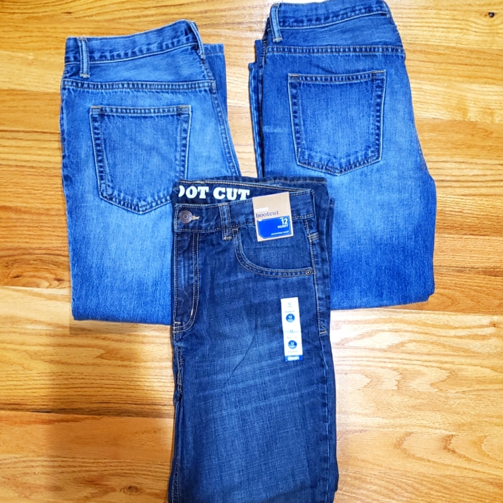 Boys Jeans(3 Pairs) 12 Husky